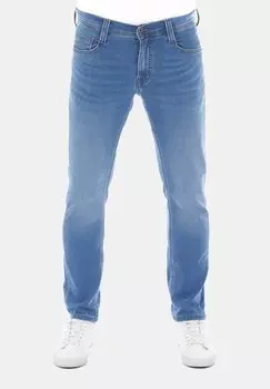 Джинсы Tapered Fit REAL X OREGON Mustang, цвет medium blue denim