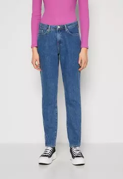 Джинсы Tapered Fit Signature Slim KARL LAGERFELD, цвет blue denim