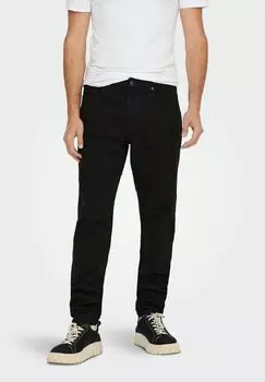 Джинсы Tapered Fit TWILL Only & Sons, черный