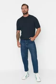 Джинсы - Темно-синие - Bootcut Trendyol, темно-синий