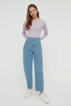 Джинсы - Темно-синие - Мама Trendyol Modest, темно-синий