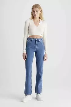 Джинсы - Темно-синие - Прямые Calvin Klein, темно-синий