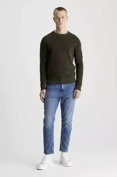 Джинсы - Темно-синие - Прямые Calvin Klein, темно-синий