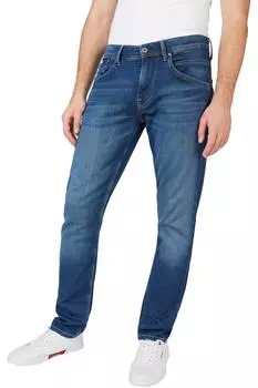 Джинсы - Темно-синие - Прямые Pepe Jeans, темно-синий