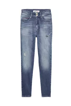 Джинсы - Темно-синие - Прямые Tommy Jeans, темно-синий