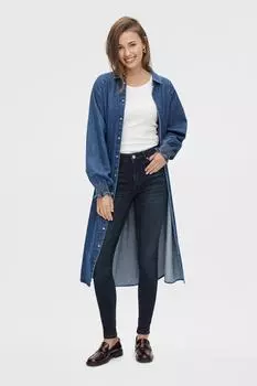 Джинсы - Темно-синие - Скинни PIECES, темно-синий