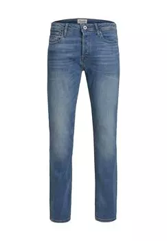 Джинсы Тим, облегающие, с 5 карманами, мужские JACK & JONES, цвет Blue Denim