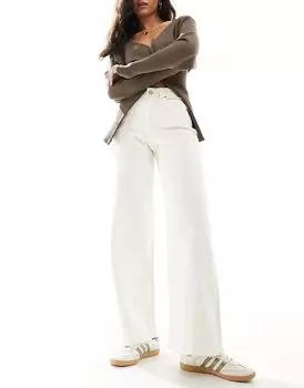 Джинсы Tokyo wide fit белого цвета JJXX