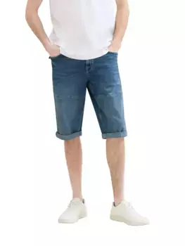 Джинсы TOM TAILOR 3/4 "MORRIS" с фирменной этикеткой, джинсовый