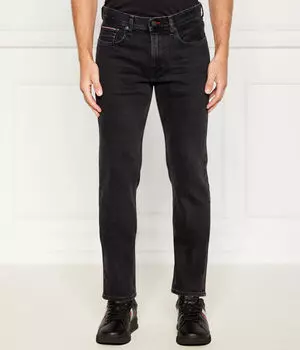 Джинсы Tommy Hilfiger Straight Fit с карманами, черный