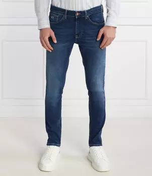 Джинсы Tommy Jeans AUSTIN Slim Fit, темно-синий