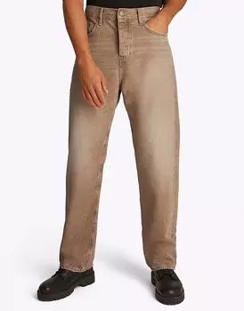 Джинсы Tommy Jeans Otis прямого кроя, коричневого цвета