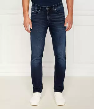 Джинсы Tommy Jeans Scanton Slim Fit, темно-синий