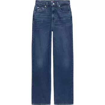 Джинсы Tommy Layla BI0152 Slim Straight Fit high waist, синий