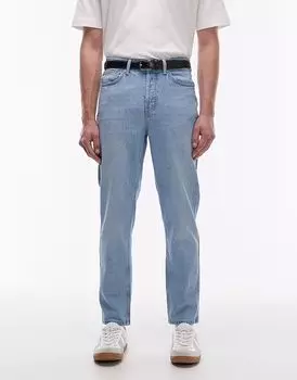 Джинсы Topman Rigid Taper светло-голубого цвета