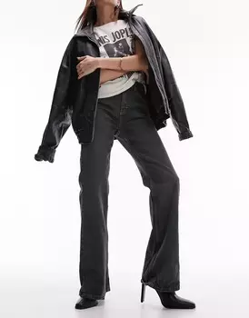 Джинсы Topshop 90s Flare, темно-серый