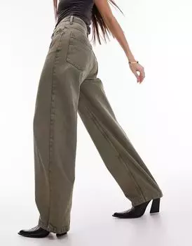 Джинсы Topshop Baggy грязного оттенка
