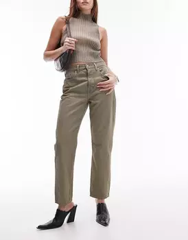 Джинсы Topshop Editor, зеленый