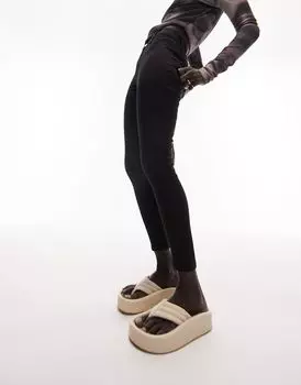 Джинсы Topshop Joni в цвете Черный