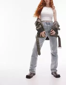 Джинсы Topshop Kort с потертостями