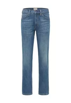Джинсы Трампер, приталенные, однотонные, современные, мужские MUSTANG, цвет Jeansblau