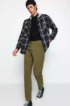 Джинсы Trendyol свободного покроя, зеленый