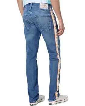 Джинсы True Religion Geno Single Needle No Flap Logo Taping in Alley Loop, цвет Alley Loop