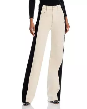 Джинсы Tuxedo Maven Heel High Rise в цвете Sideswipe MOTHER, белый