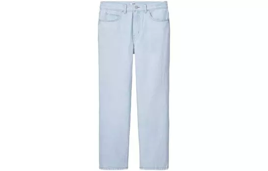 Джинсы U Collection Unisex Teal Uniqlo, голубой