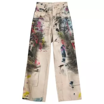 Джинсы U Painter Decorator 1981 года с принтом Acne Studios, мультиколор