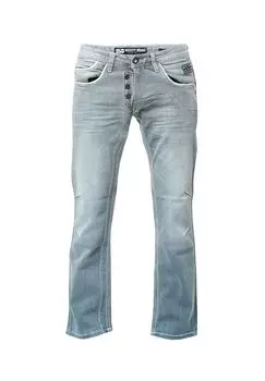 Джинсы удобного прямого кроя RUSTY NEAL, серый