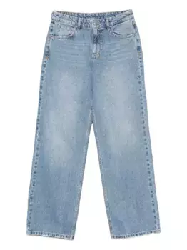 Джинсы, украшенные стразами Ksubi, синий