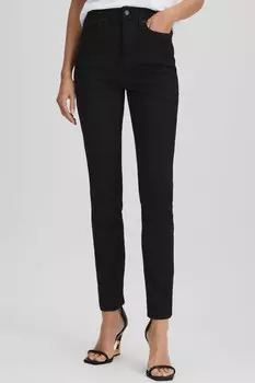 Джинсы ультра узкие Good American, черный