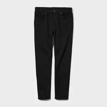 Джинсы Uniqlo EZY Ultra Stretch, черный (Размер L)