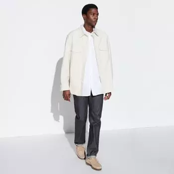 Джинсы Uniqlo мужские прямые, темно-синий