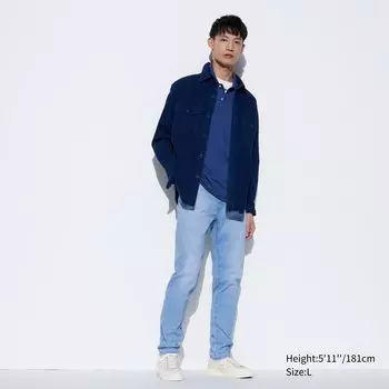 Джинсы Uniqlo мужские ультра-стрейч, синий