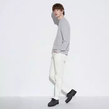 Джинсы Uniqlo мужские ультра-стрейч скинни, белый