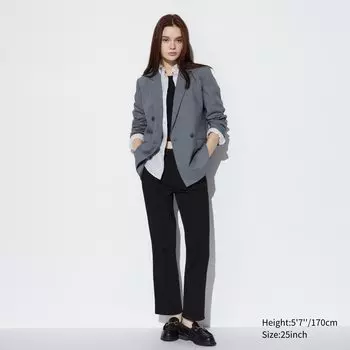 Джинсы Uniqlo женские прямого кроя, черный