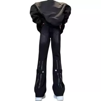 Джинсы унисекс Atletico De Madrid 1903, Черный [дизайн задней молнии]