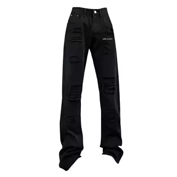 Джинсы унисекс ATLETICO DE MADRID 1903, Yellow Mud[with Zip Closure Decoration]