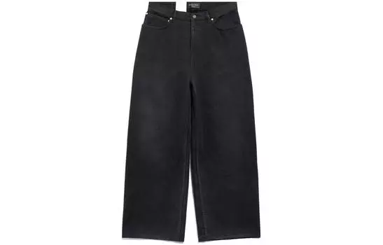 Джинсы Balenciaga расклешенные, черный