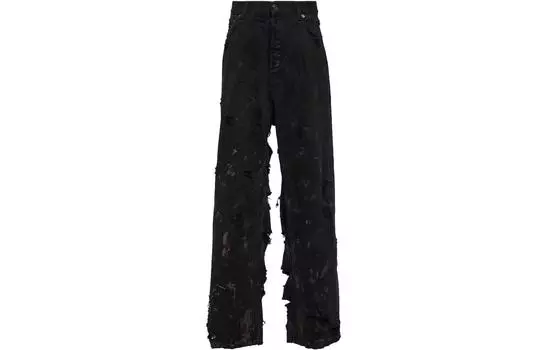 Джинсы Balenciaga Destroyed, черный