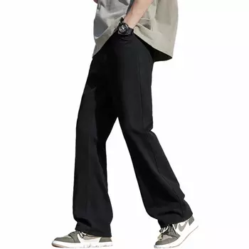 Джинсы унисекс BOBBY ABLEY, Черный Серый (версия со шнурком)