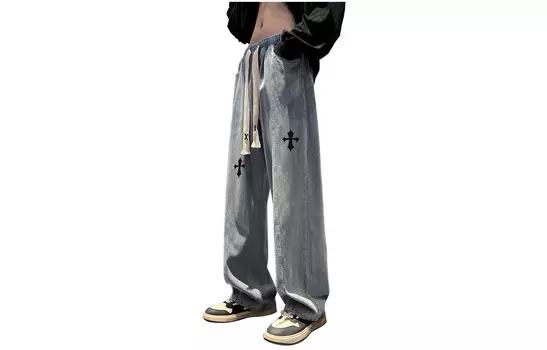 Джинсы унисекс Cenpin, светло-голубой