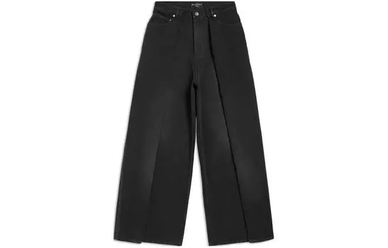 Джинсы унисекс черные Balenciaga, черный