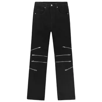 Джинсы унисекс черные Xinyinsu, черный