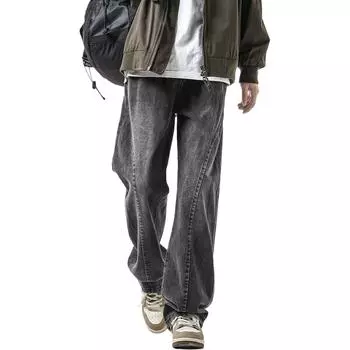 Джинсы унисекс COMOWA, Черный/Серый