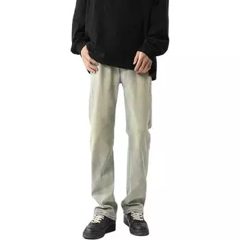 Джинсы унисекс COMOWA, Промытая желтая грязь [обновленная версия]