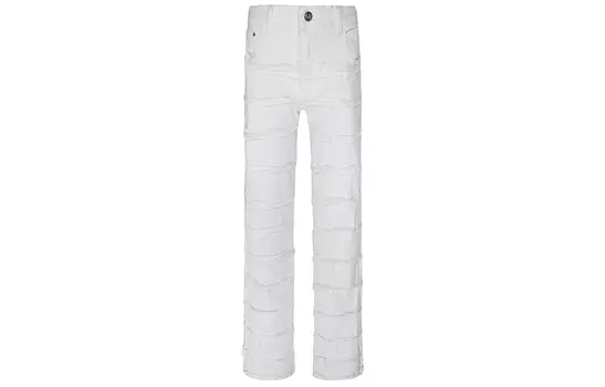 Джинсы унисекс Coolalpaca, Белый