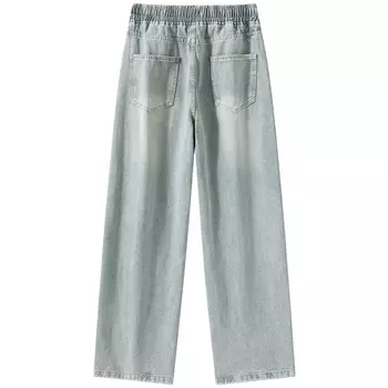 Джинсы унисекс Crayon Shinchan/Crayon Shinchan, Средний синий [бархатный]